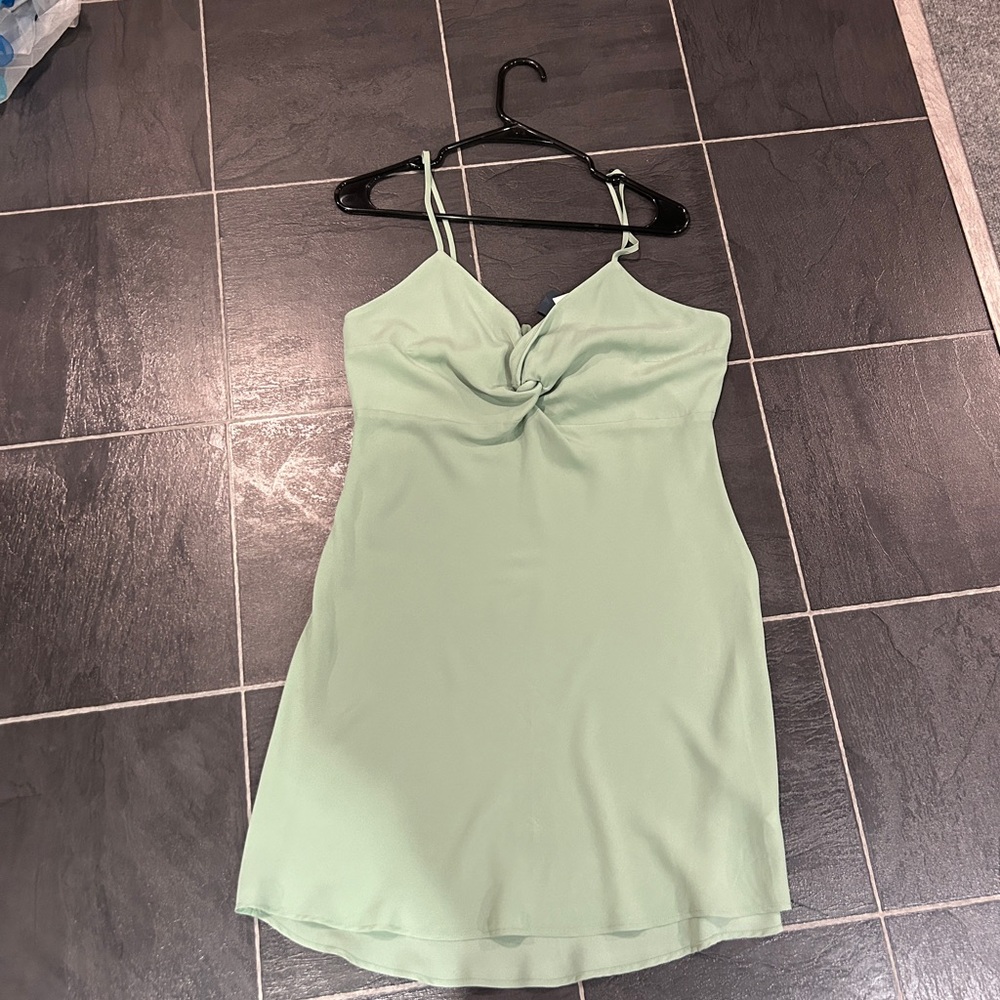 Abercrombie Mint Green Slip Dress